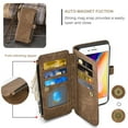 thumbnail image 6 of Compatible with iPhone 7/8/SE 2020/2022 Wallet Phone Case and Screen Protector Flip Card Holder Cell Cover for iPhone7 iPhone8 7s 8s i SE2020 SE2022 2/2nd/3/3rd Generation SE2 SE3 7SE 8SE Brown, 6 of 7