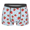 thumbnail image 5 of Uemuo Strawberry Pattern Men's Boxer Briefs,Trunk Anti-Chafing,Comfortable, Durable, and Stylish Underwear-Large, 5 of 9