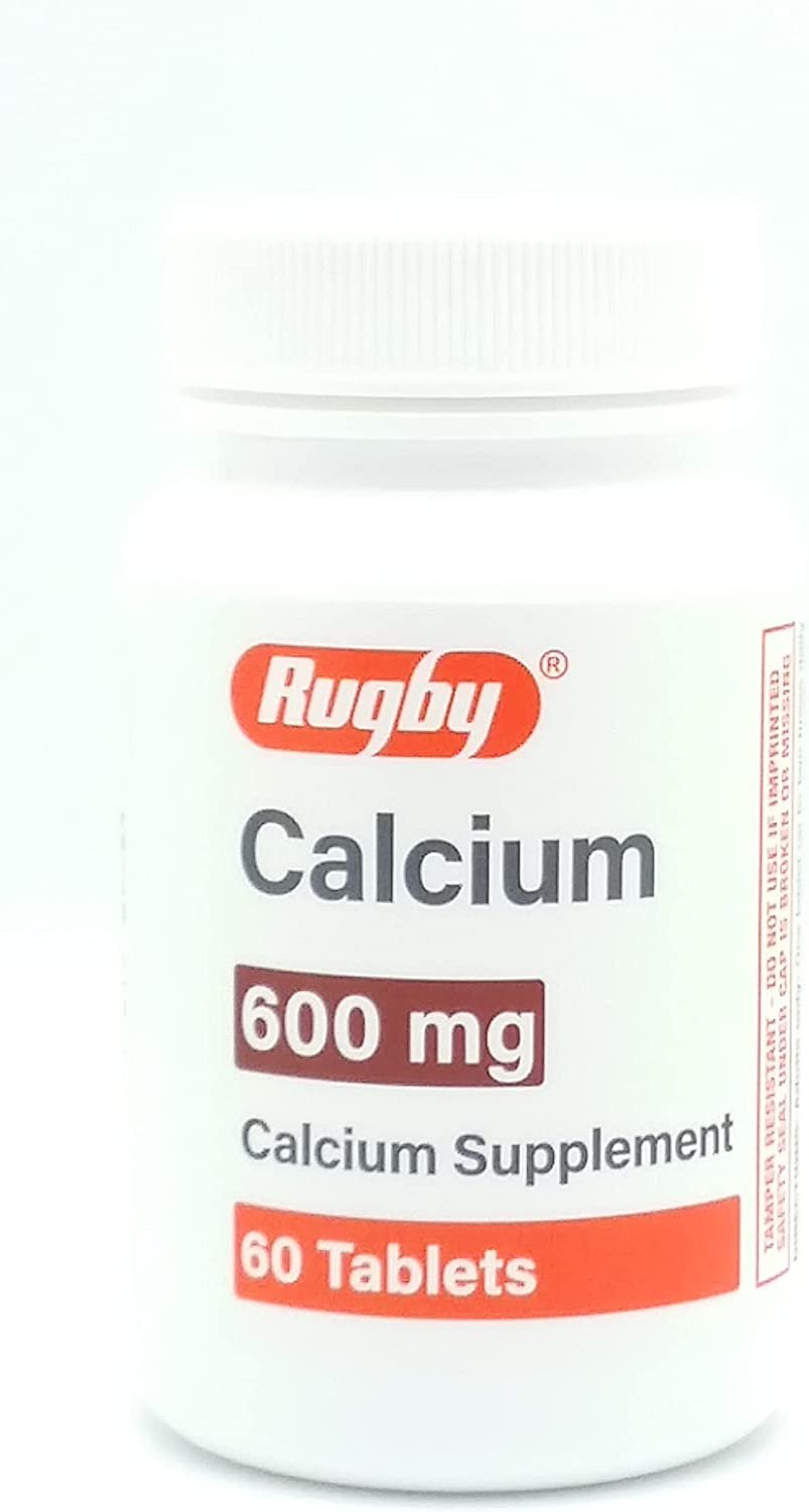 Rugby Laboratories Calcium 600 mg Calcium Supplement Calcium Carbonate