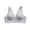 Gray, variant on Push up Bras for Women Wireless Front Closure Cotton Plus Size Wide Strap No Underwire Bralette Comfortable Padded Bras XL-5XL