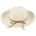 thumbnail image 2 of Dalrosia Womens Sun Hats Wide Brim Summer Beach Hat for Women Foldable Travel Straw Hat UPF50+, 2 of 8