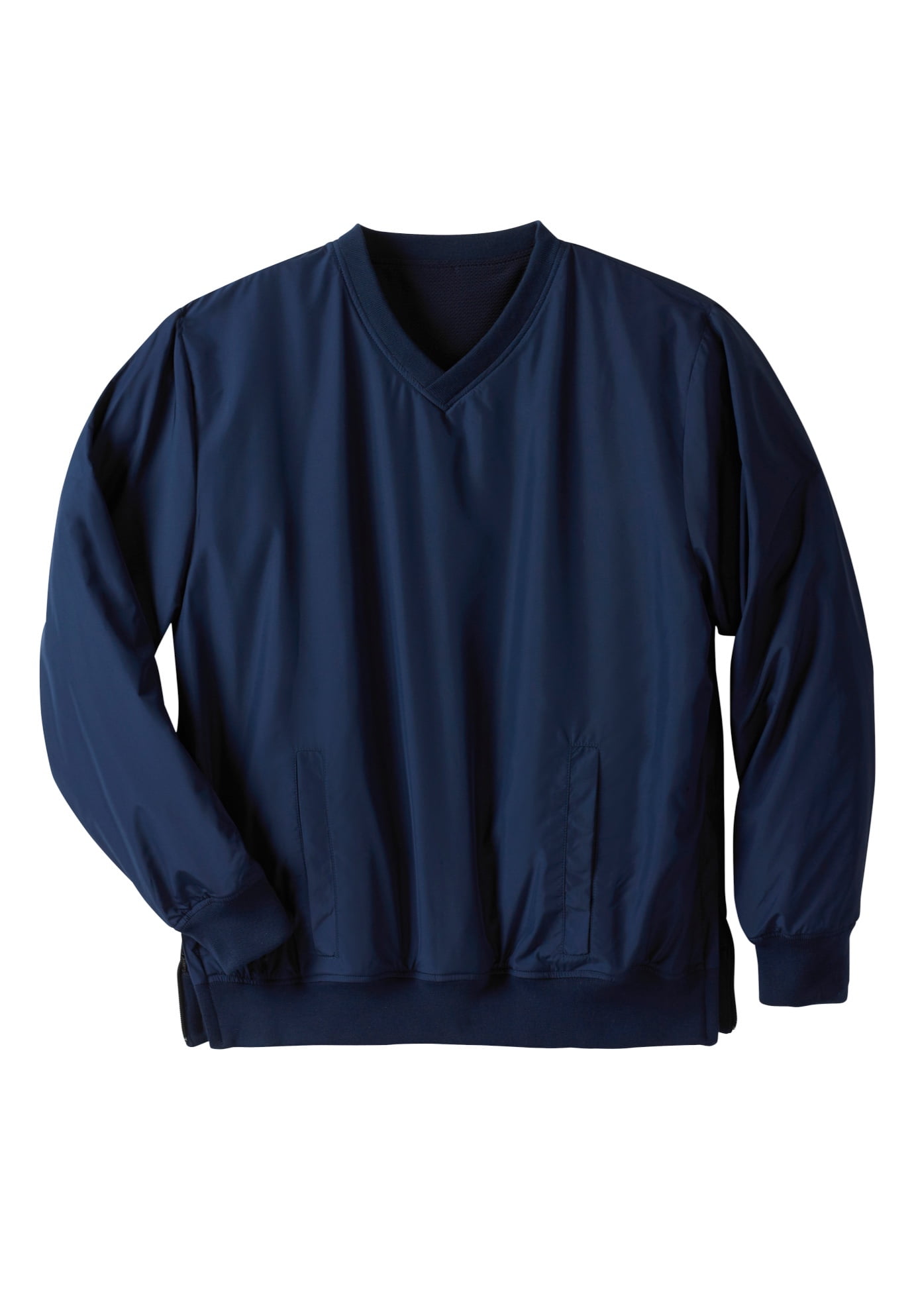 big and tall pullover windbreaker