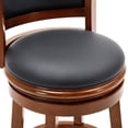 thumbnail image 6 of Augusta Swivel Wood Bar Stool - Amber, 6 of 6