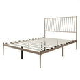 thumbnail image 3 of Castle Place Vintage Spindle Twin Metal Platform Bed, Pink, 3 of 8