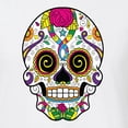 thumbnail image 5 of Wild Bobby Day Of The Dead Sugar Skull Pop Culture Men Premium Tri Blend Tee, True White, Medium, 5 of 5
