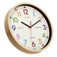 thumbnail image 6 of JoFomp Teaching Clock for Kids | 12 inch Educational Wall Clock for Learning Time, Silent Non-Ticking Quartz Decorative Wall Clock for Teacher's Classrooms or Children's Bedrooms, 6 of 6