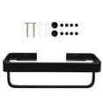 thumbnail image 3 of KHBUAB 1Set Bathroom Floating Shelf Wall Mounted Rust-resistant Aluminum Alloy Black Rectangular Homeowners, 3 of 8