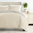 thumbnail image 3 of Duvet Cover Set - Ultra Soft & Breathable - Reversible Beige Gingham Check for Full/Queen Bedding by Comfort Canopy, 3 of 18
