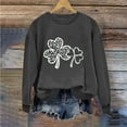 thumbnail image 2 of Luxalzxs St Patricks Day Outfits for Women, Long Sleeve Shirts for Women Lightweight Crewneck Loose St. Patrick's Day Print Tops Sweatshirts, 2 of 4