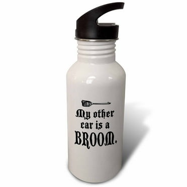 My other car is a broom 21 oz Sports Water Bottle wb-149786-1