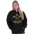 thumbnail image 3 of Roswell New Mexico Believe UFO Aliens Unisex Plus Fleece Graphic Hoodie Brisco Brands 3X, 3 of 5