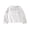 White APBMJQ2, variant on Girls Cardigan Little Girls Solid Color Stretch Knit Shrug Full Front Snap Buttons Wind Resistant Spring Outfit(6-12 Months,Purple)
