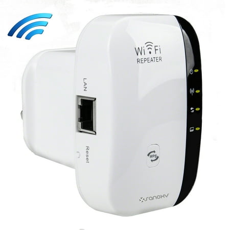 SANOXY N300 Wireless Repeater Range Extender Mini AP Access Point 2.4GHz Network Band Signal Booster