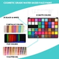 thumbnail image 3 of Kit de pintura facial Bowitzki de 54 colores con plantillas, purpurinas y pinceles, 3 of 7