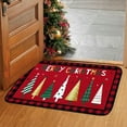 thumbnail image 5 of Sahpxhe 1 Piece Merry Christmas Entrance Door Mats Holiday Decoration, Absorbent Non-Slip Floor Mat for Christmas Living Room Kitchen Decorations 23.62x15.75 Inch Red, 5 of 6