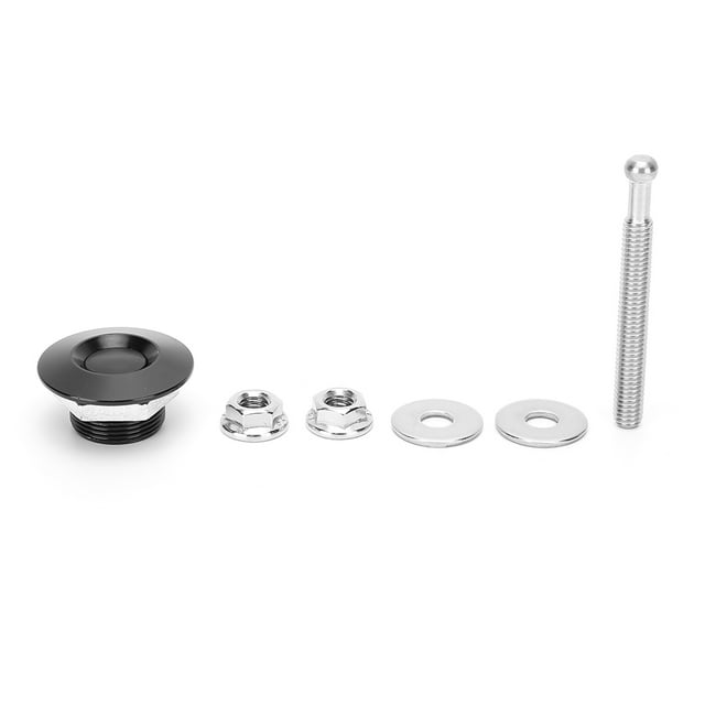 Bonnet Lock Hood Pin Hood Lock Bonnet Lock Latch 30mm / 1.2in Universal Car Push Button Quick Release Hood Pins Bonnet Lock