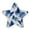 Blue and White Butterfly, variant on Star Shape LED Night Light with Auto Sensor Plug in Nightlights for Home Decor Rainbow-colored Stars and Dots