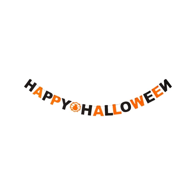 Halloween Party Decorations,Halloween Party Flag Decoration for Shopping Mall Window Background
