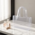 thumbnail image 6 of Clear Jelly Tote Bag for Women, Candy Color Translucent Tote Waterproof & Lightweight Beach Minimalist Aesthetic Purse, Casual Shoulder Bag for Summer, 6 of 8