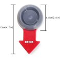 thumbnail image 3 of Spin the Shot Shot Glass, Spinning and Drinking Game para Bar Party, Holidays, Gatherings (Juego de 2-Rojo) JAMW Sencillez, 3 of 5