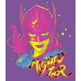 thumbnail image 2 of Girl's Marvel: Thor: Love and Thunder Jane Foster Pink Portrait  Graphic Tee Purple Berry X Small, 2 of 4