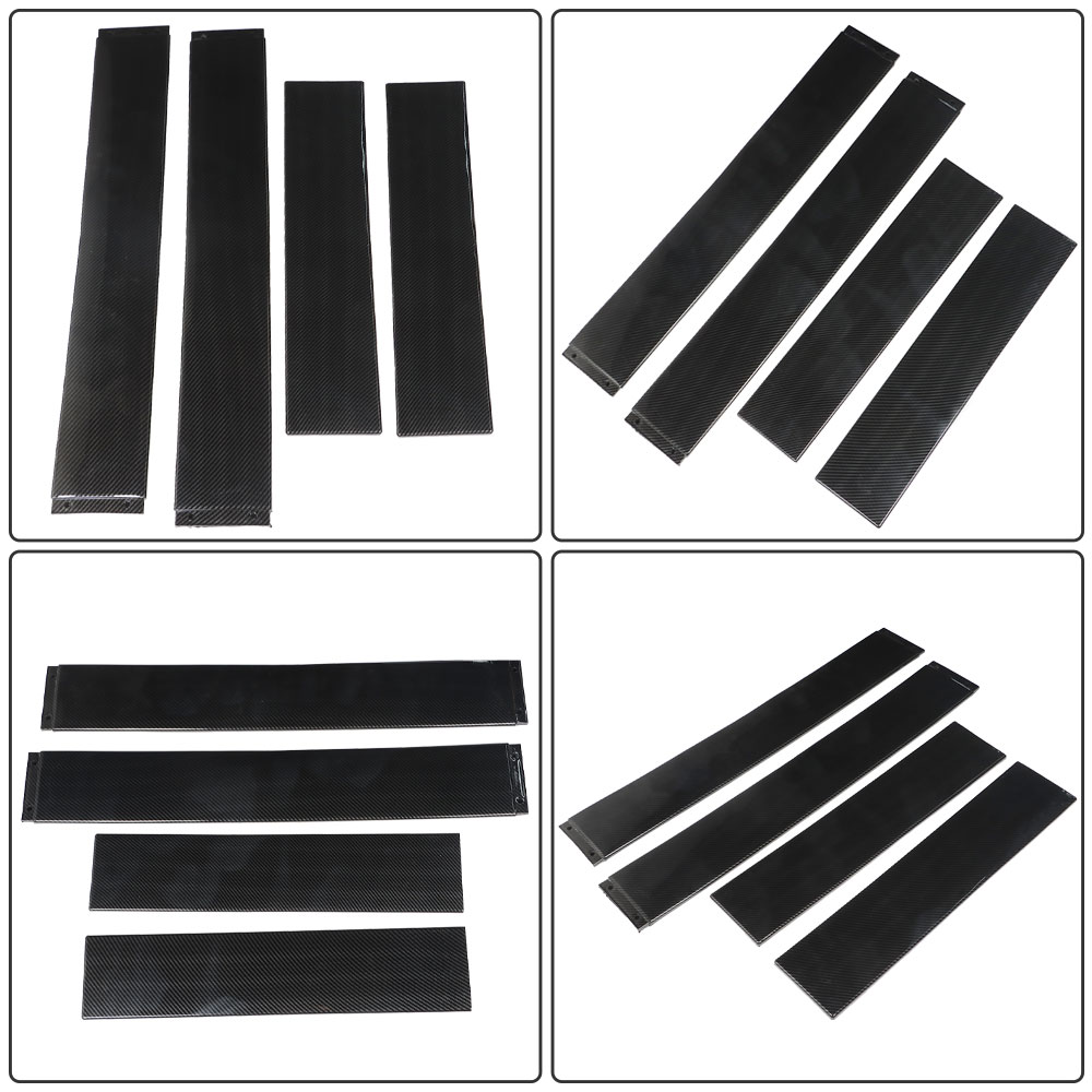 8Pcs Glossy Black ABS Body Kit For INFINITI Q50/Q60/Q70 – Front Lip, Side Skirts, Rear Spoiler