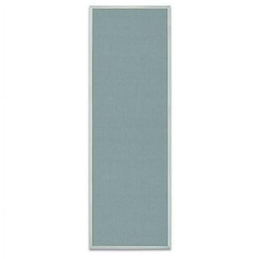 UVP UV639A-SATIN-CLOUD Satin aluminum framed corkboard with Cloud fabric 12' x 36'