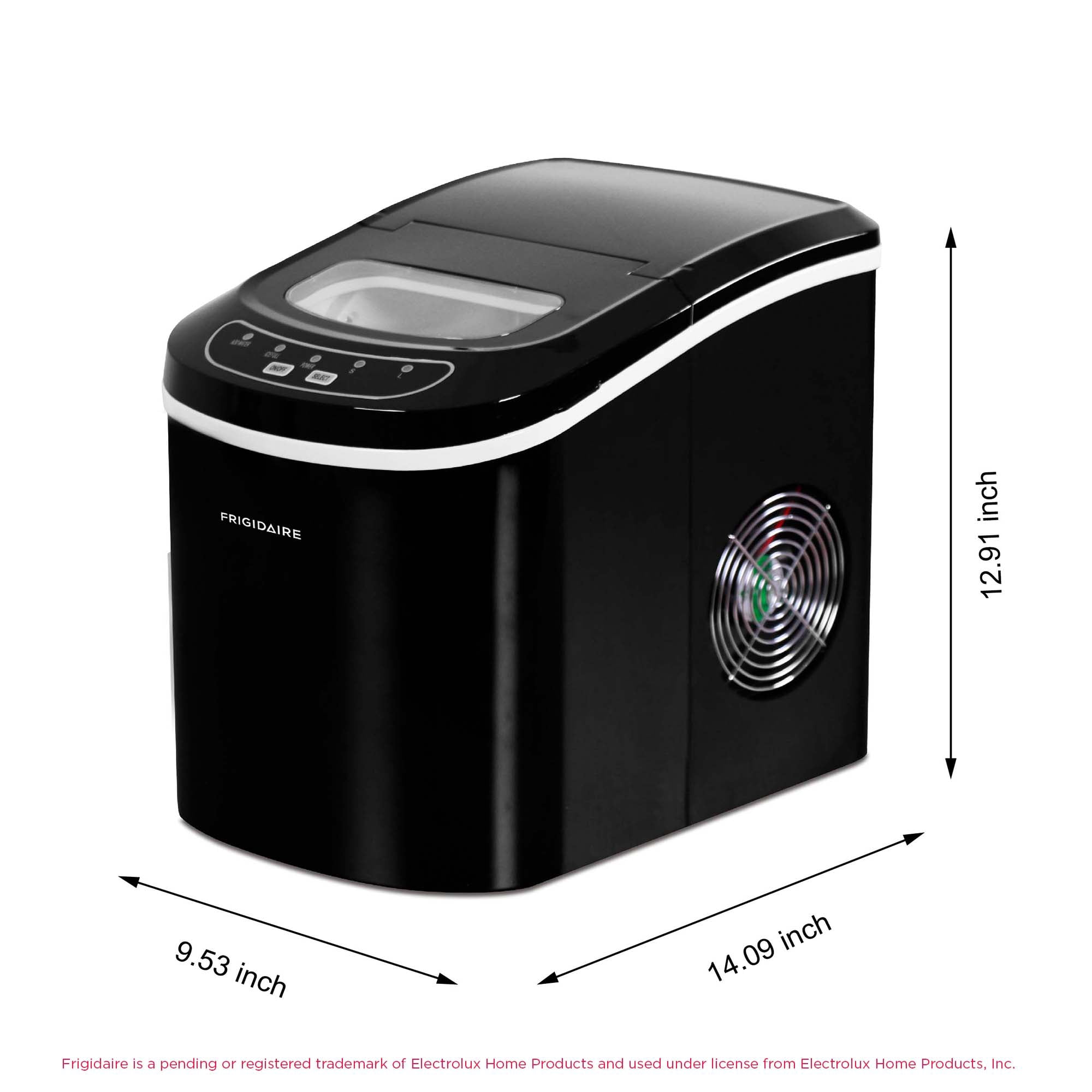 Frigidaire 26 lb. Countertop Ice maker EFIC102, Black