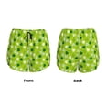 thumbnail image 3 of Uemuo St Patrick's Day7 Pattern Women's Athletic Shorts High Waisted Running Shorts with Liner Pockets Gym Elastic Workout Shorts-Medium, 3 of 7