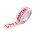 thumbnail image 1 of 2"x72 Yards Red Fragile Handle with Care Packing Fragile Warning Sticker Heavy Shipping Box Sealing Tape, 1 of 9