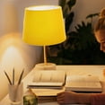 thumbnail image 3 of Shisuyan Cloth Lampshade Decorative Table Lamp Shade Replacement Light Cover Floor Lamp Shade(E27/E14), 3 of 9