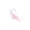Pink, variant on Elegant Letter Print Ribbon, Wrinkle Proof Gift Wrapping Trim With Smooth Texture — 708.7x1.0 Inch Craft Supply, Made Of Polyester For Wedding Or Party