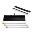 thumbnail image 1 of Dickly 6 Pieces Surface Cleaner Pressure Washer Extension Brushes Quick Connect Durable Black, 1 of 8