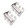 thumbnail image 3 of 2pcs Heavy Duty Stainless Steel Door Hinge Smooth Double Action Spring Hinges, 3 of 8