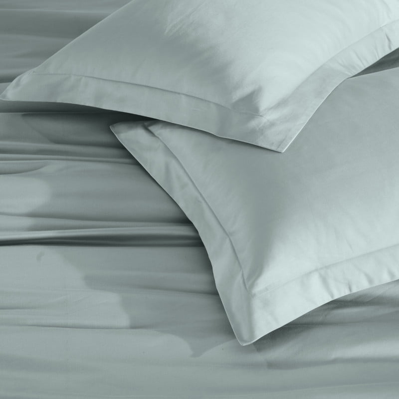 Superior 650 Thread Count Egyptian Cotton Duvet Cover Set, Teal, Full/ Queen