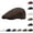 Coffee, variant on XFeng Women's Herringbone Tweed Flat Cap British Style Ivy Newsboy Hat Soft Warm Fabric for All Season Daily Street Casual Wear,Khaki,One Size