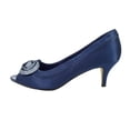 thumbnail image 4 of Lunar Womens Ripley Satin Court Shoes, 4 of 5