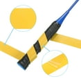 thumbnail image 3 of Uxcell 43.3" Absorb Sweat Non-Slip Tennis Racket Overgrip Tape Wraps Yellow 9 Pack, 3 of 6