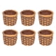 thumbnail image 1 of 6pcs Ratán de resina en miniatura Mini Cestas Cestas de almacenamiento Mini Suministros de casas, 1 of 6