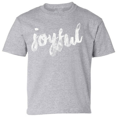 

Joyful Graphic Shirt - Happy Thanksgiving Day Infant Shirt - Christian T-Shirt Boys Girls Thanksgiving Outfit