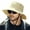 Khaki, variant on Yesbay Men Summer Sun Hat Windproof Strap Wide Brim Anti UV Sun Foldable Gardening Fishing Travel Cap Outdoor Fisherman Hat