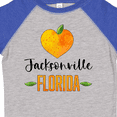 thumbnail image 4 of Inktastic Jacksonville Florida Orange in Heart Boys or Girls Toddler T-Shirt, 4 of 5