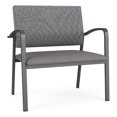 thumbnail image 1 of Pemberly Row Chaise de Réception Bariatrique en Polyuréthane 18.5 Pouces en Charbon/gris, 1 of 5