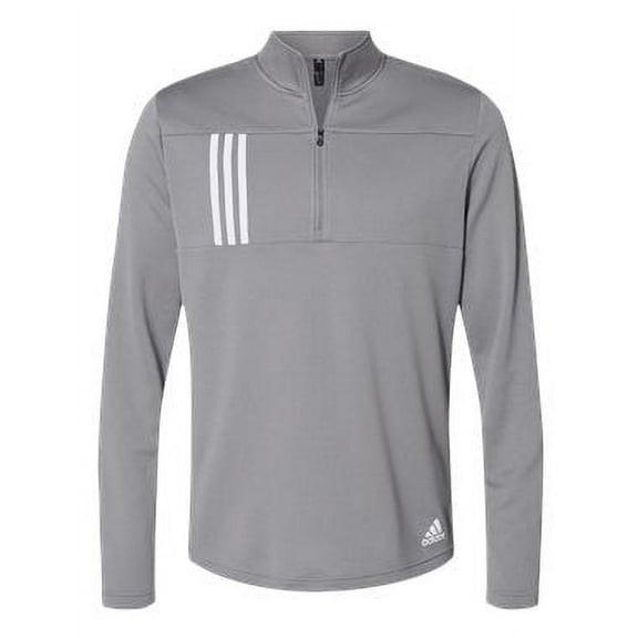 Adidas 3-Stripes Double Knit Quarter-Zip Pullover
