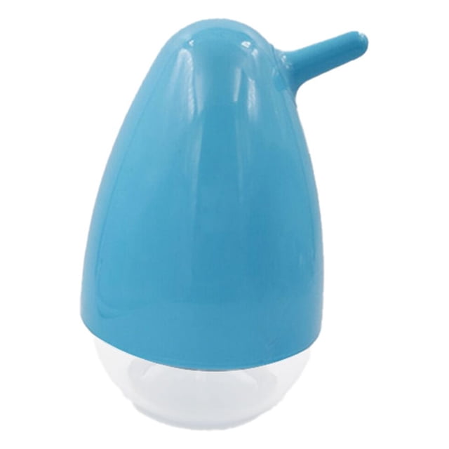 Naiovety ABS Dispensador de a mano Reemplazo Sellado a prueba de fugas Recargable Hogar Baño Inodoro Forma de animal Bomba Contenedor Juegos de accesorios de baño Azul