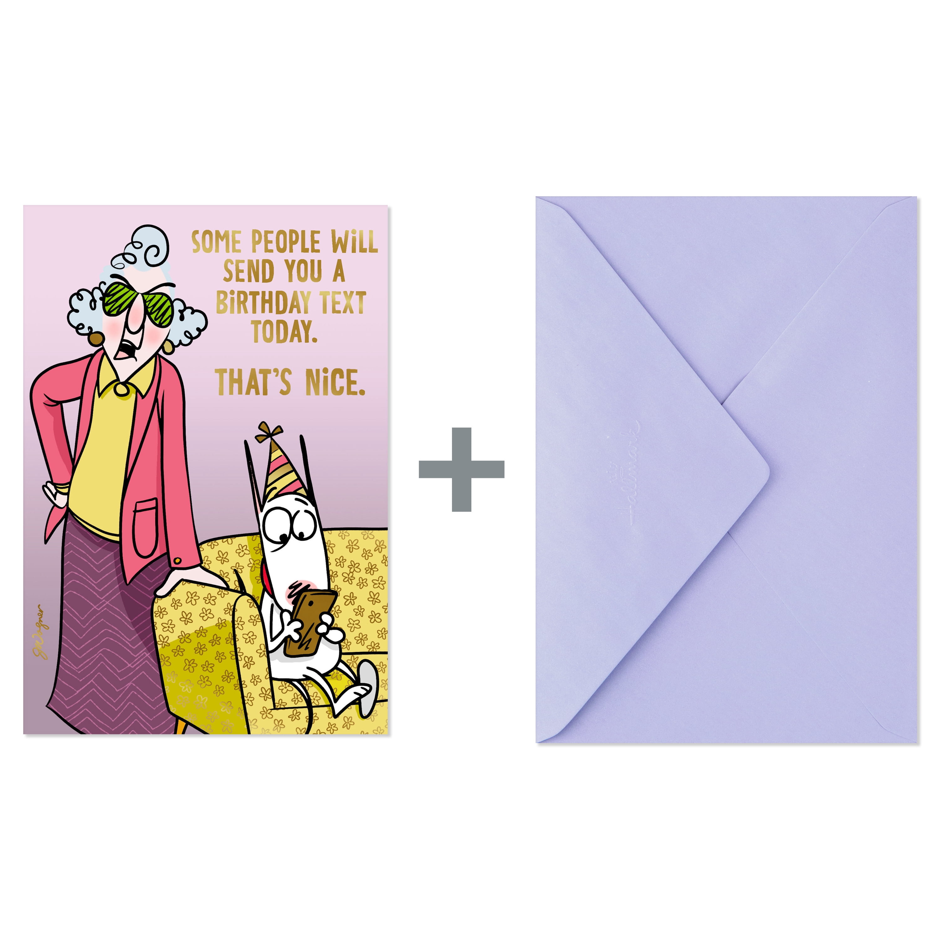 Hallmark Maxine Funny Birthday Card (The Ones That Really Care)
