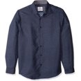 thumbnail image 2 of Azaro Uomo Chemise Habillée Brillante pour Homme Sans Plis, Décontractée, Boutonnée, Sans Retrait, Ancre Dorée Bleu Marine, P, 2 of 6