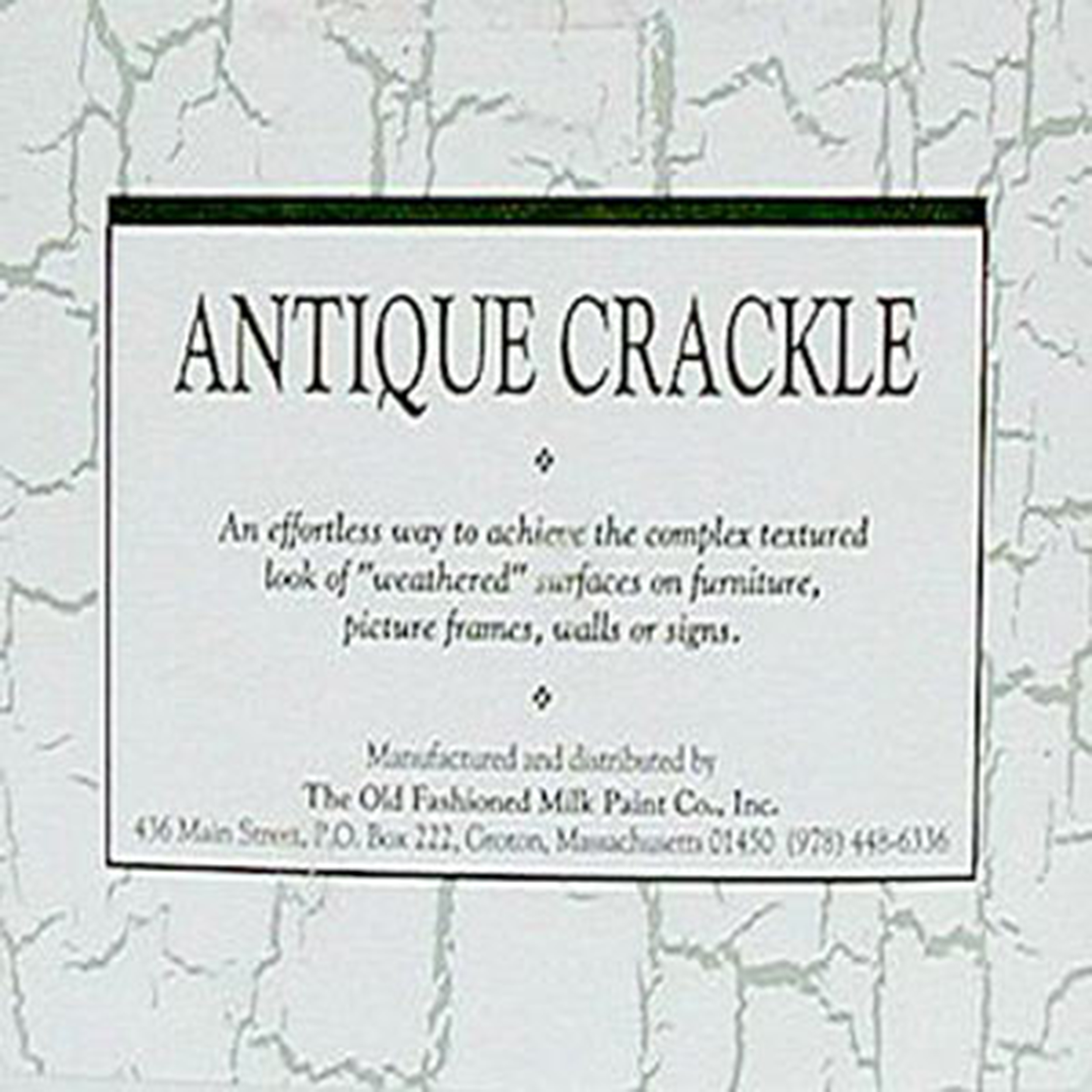 Milk Paint Crackle Finish Pint Walmart Com Walmart Com
