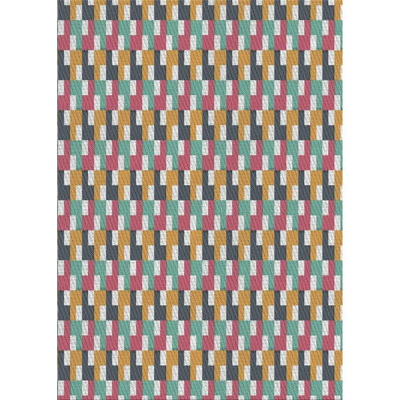Ahgly Company Machine Washable Indoor Rectangle Transitional Rosy-Finch Purple Area Rugs, 2' x 3'