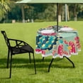 thumbnail image 7 of Coolnut 60" Cactus Outdoor Round Tablecloth, Waterproof Stain-Resistant Non-Slip Circular Tablecloth with Umbrella Hole and Zipper for Tabletop Backyard Party BBQ Decor, 7 of 7